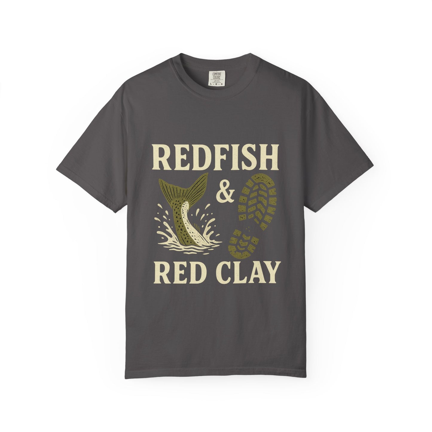 Southern Style Red Fish Garment-Dyed T-shirt