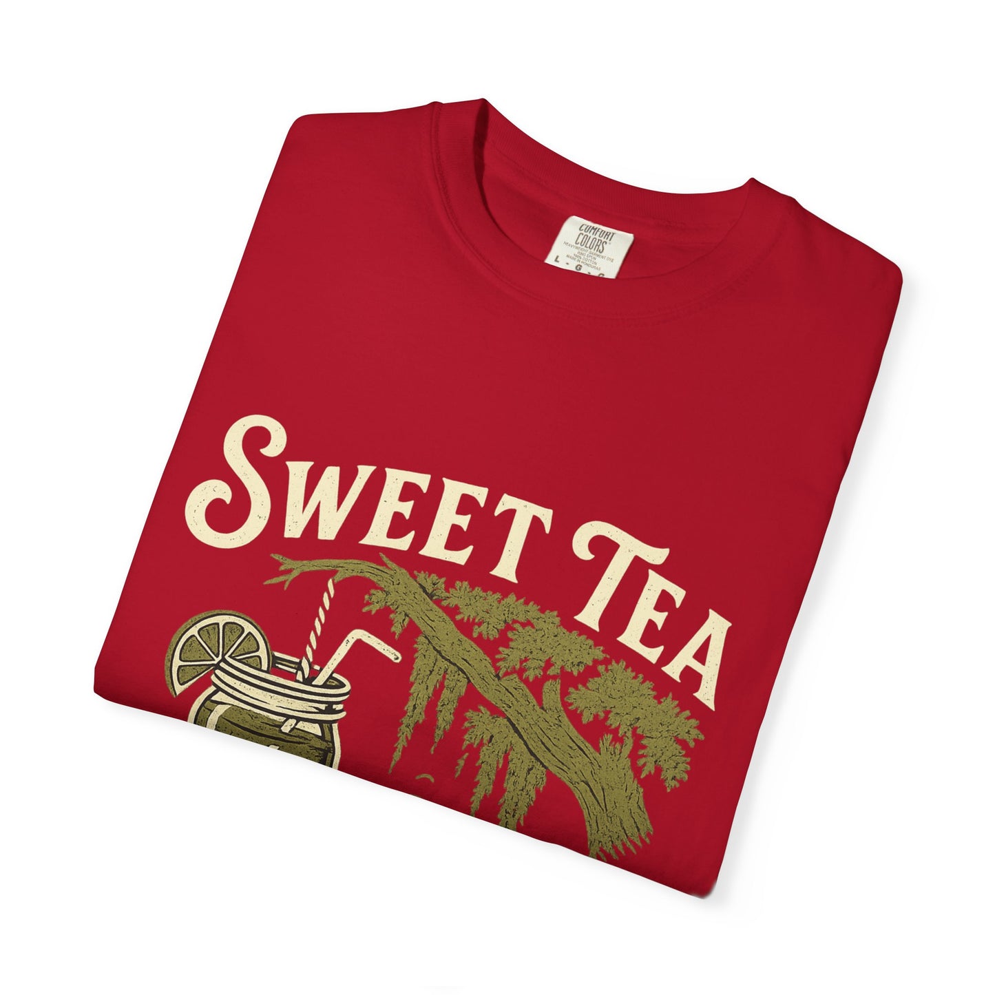 Sweet Tea & Spanish Moss T-Shirt, Vintage Style Tee, Southern Comfort Apparel, Gift for Tea Lovers, Relaxed Fit T-Shirt