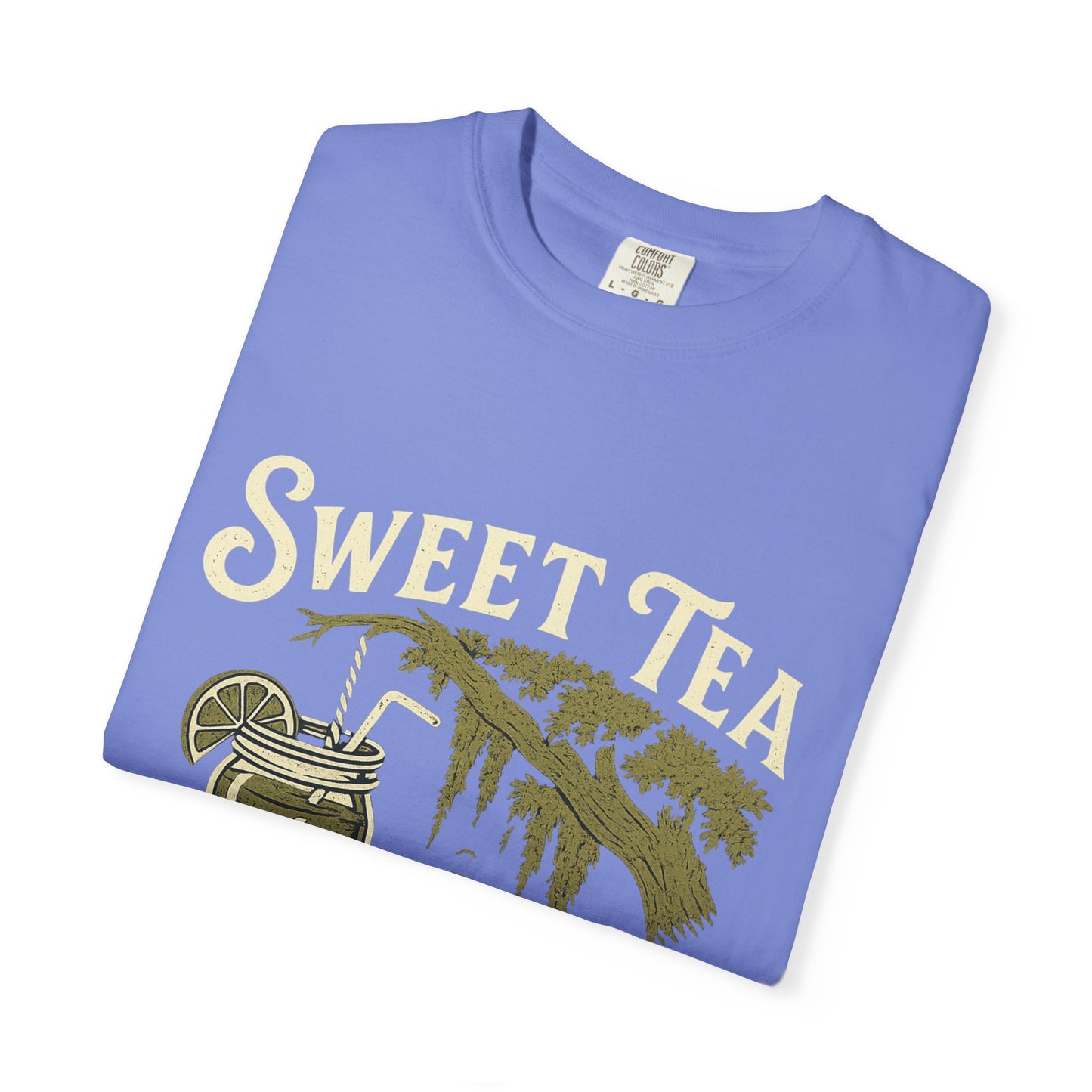 Sweet Tea & Spanish Moss T-Shirt, Vintage Style Tee, Southern Comfort Apparel, Gift for Tea Lovers, Relaxed Fit T-Shirt