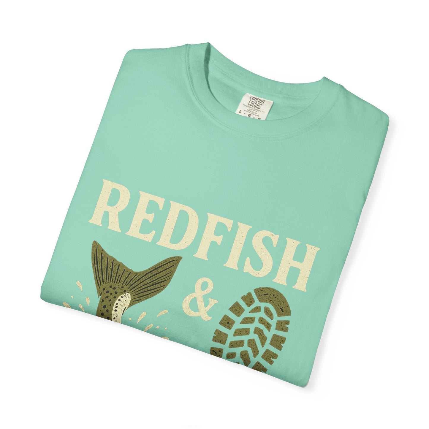 Southern Style Red Fish Garment-Dyed T-shirt