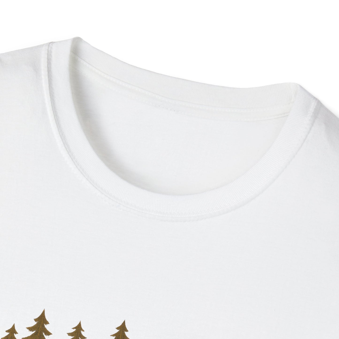 Fractal Forest T-Shirt – Nature Graphic Tee, Outdoor Shirt