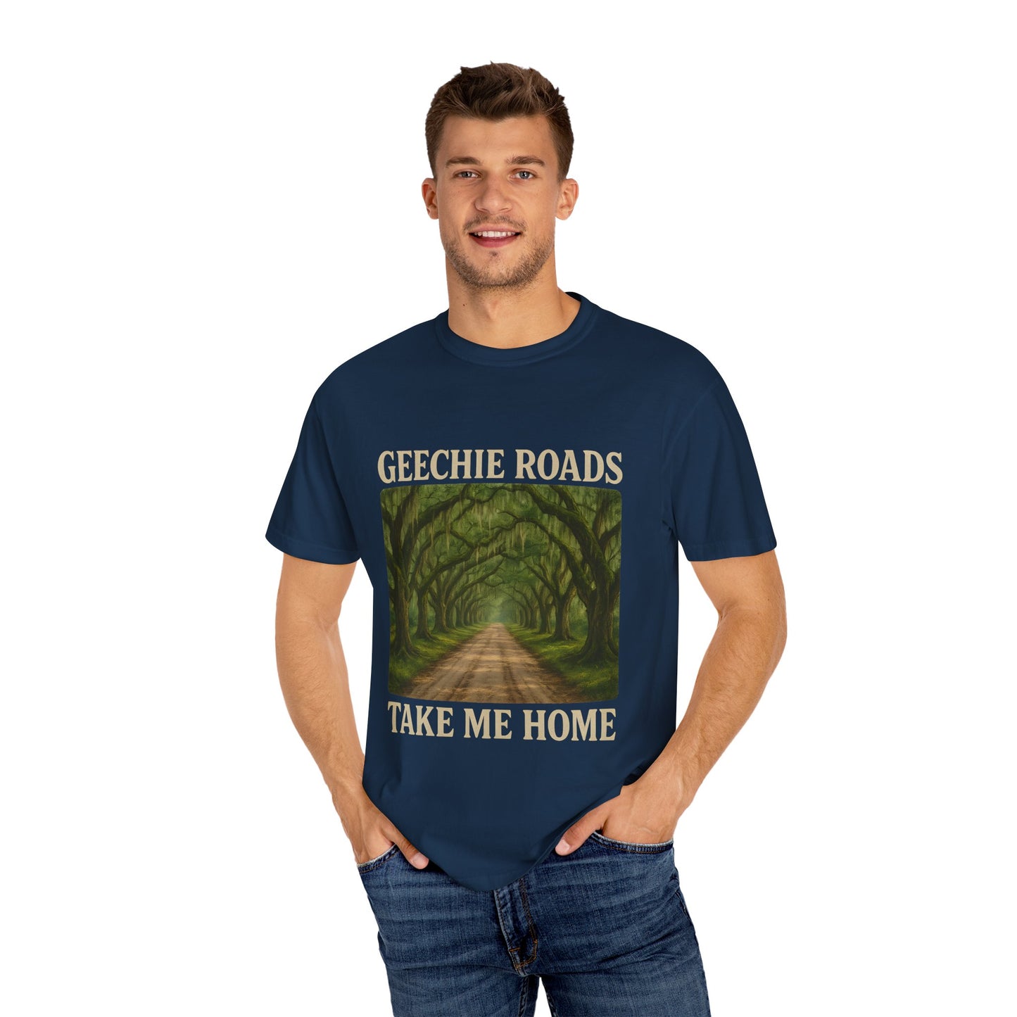 Geechie Roads T-Shirt, Unisex Relaxed Fit Tee, Nature Lover Gift, Summer Outfit, Outdoor Adventure Apparel