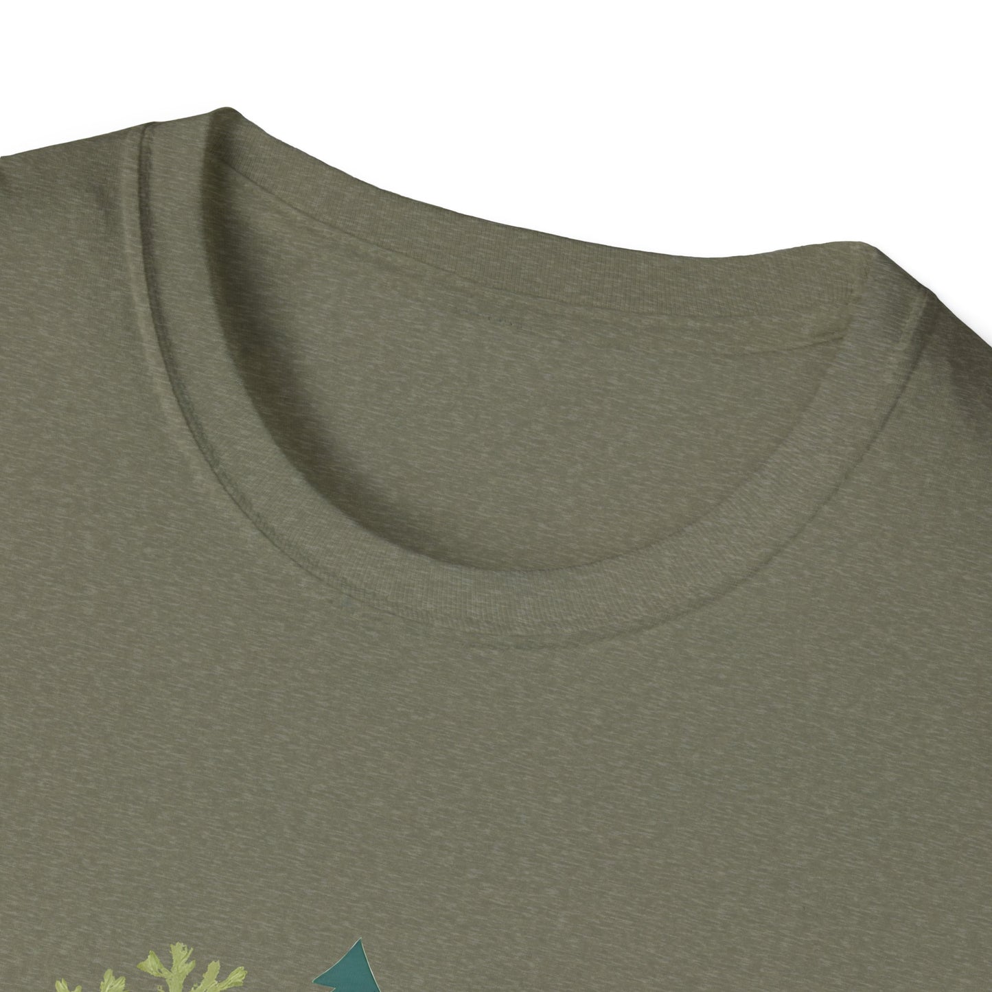 Fractal Forest T-Shirt – Nature Graphic Tee, Outdoor Shirt