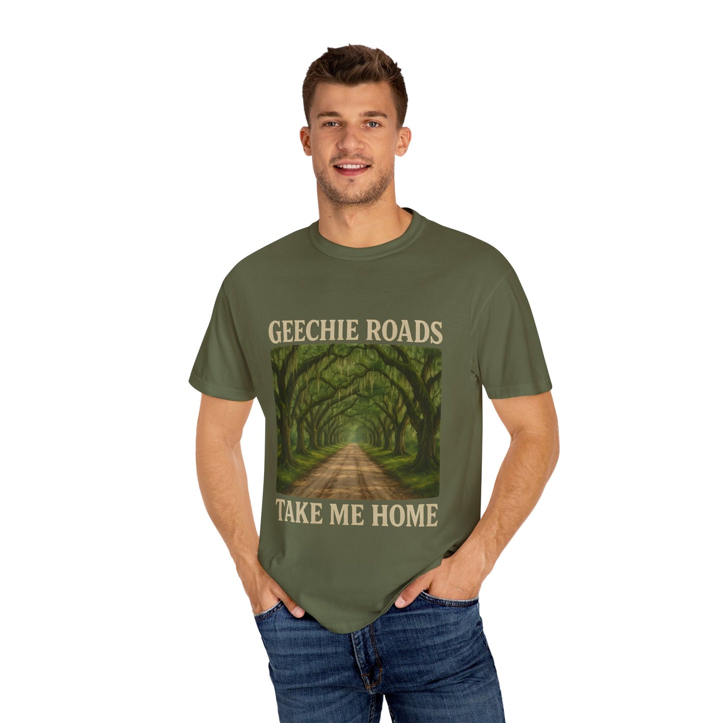 Geechie Roads T-Shirt, Unisex Relaxed Fit Tee, Nature Lover Gift, Summer Outfit, Outdoor Adventure Apparel