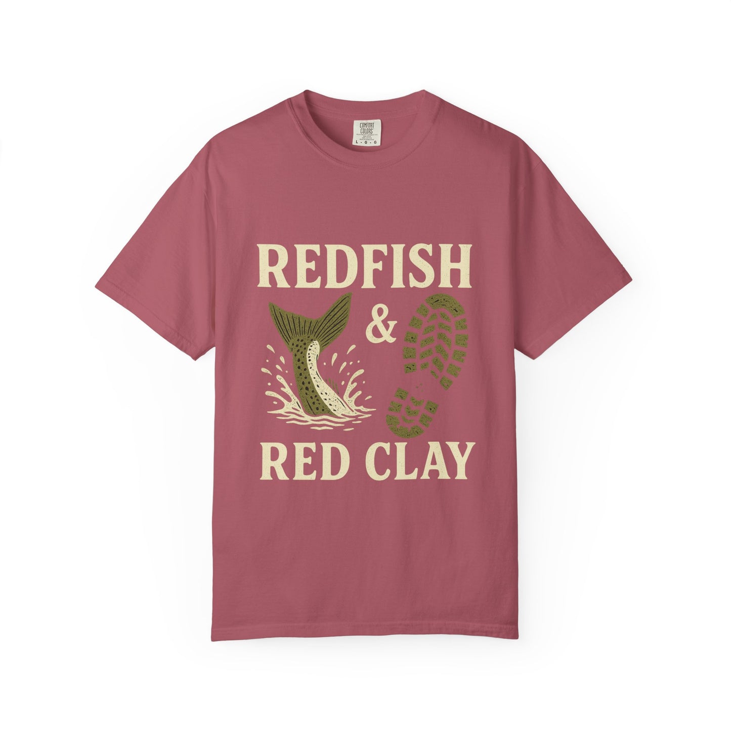 Southern Style Red Fish Garment-Dyed T-shirt