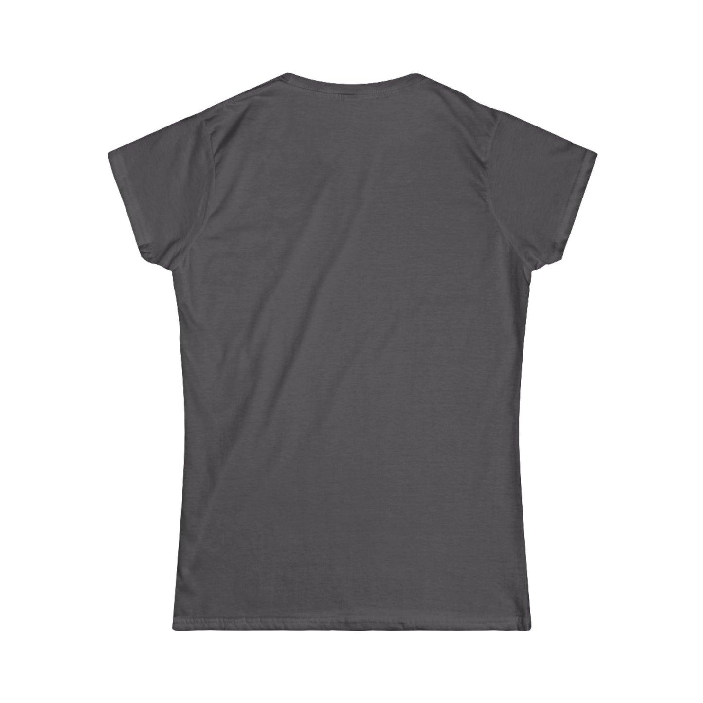Nature-Inspired Women's Softstyle Tee with Fractal Forest Design, Eco-Friendly Fashion, Perfect for Nature Lovers, Casual Wear, Gift for Her