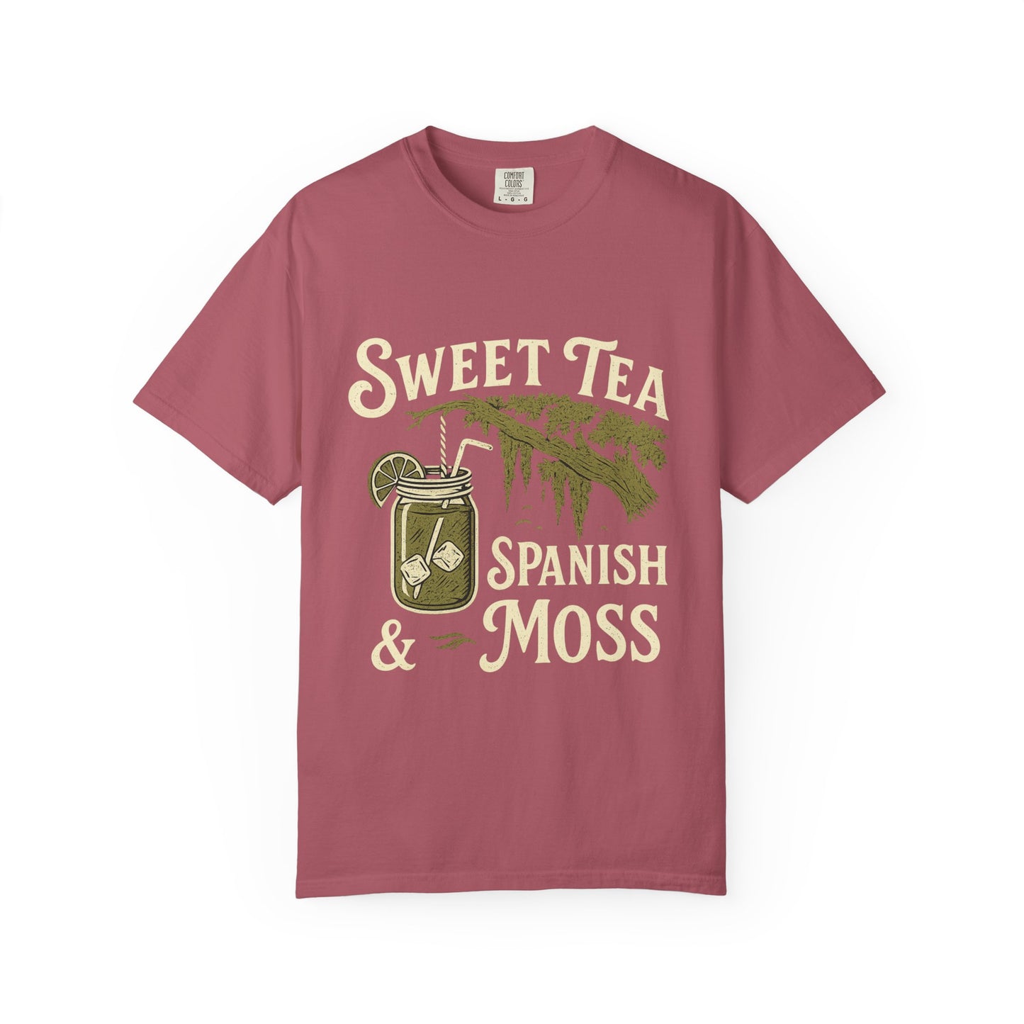 Sweet Tea & Spanish Moss T-Shirt, Vintage Style Tee, Southern Comfort Apparel, Gift for Tea Lovers, Relaxed Fit T-Shirt