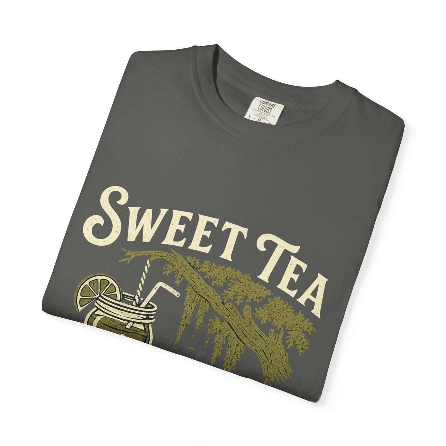 Sweet Tea & Spanish Moss T-Shirt, Vintage Style Tee, Southern Comfort Apparel, Gift for Tea Lovers, Relaxed Fit T-Shirt