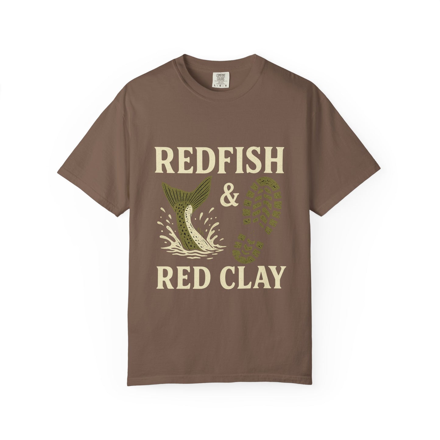 Southern Style Red Fish Garment-Dyed T-shirt