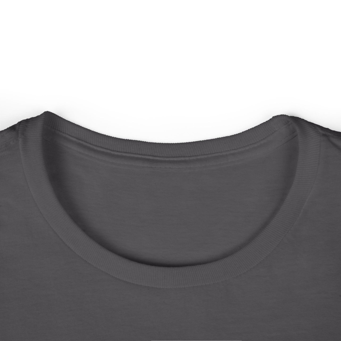 Nature-Inspired Women's Softstyle Tee with Custom and Unique Fractal Forest Design, Eco-Friendly Fashion, Perfect for Nature Lovers, Casual Wear, Gift for Her
