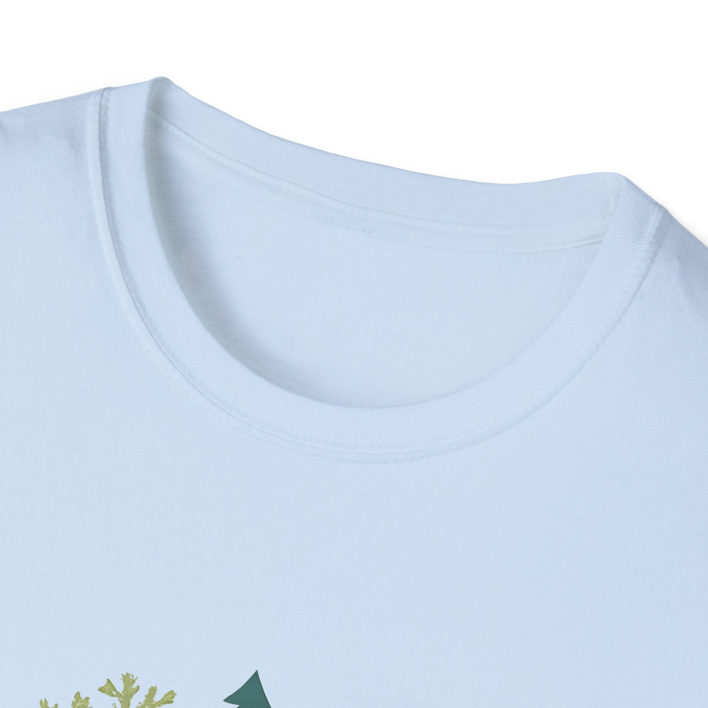 Fractal Forest T-Shirt – Nature Graphic Tee, Outdoor Shirt