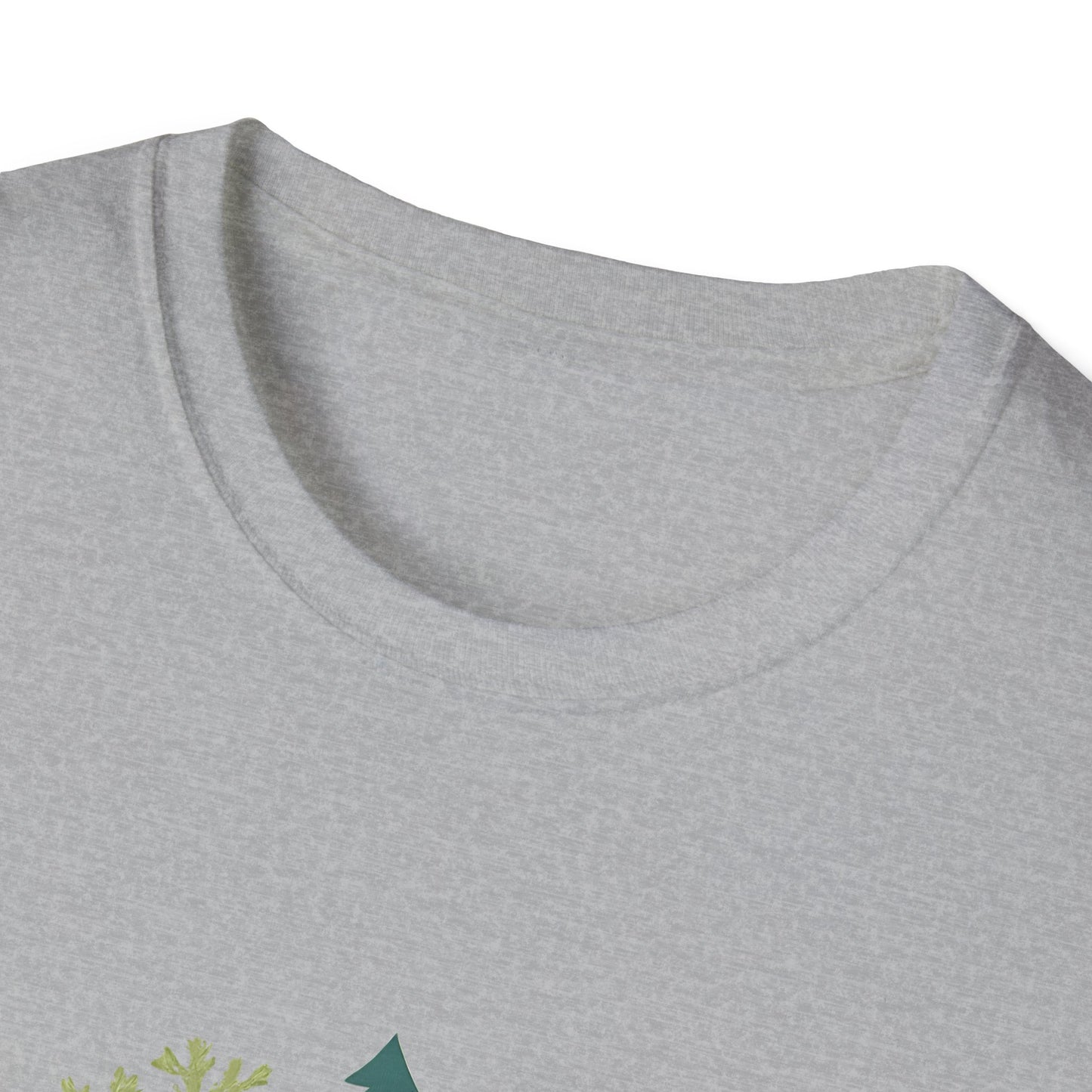 Fractal Forest T-Shirt – Nature Graphic Tee, Outdoor Shirt