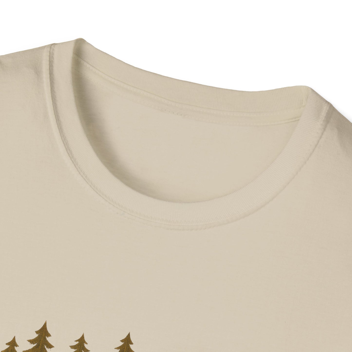 Fractal Forest T-Shirt – Nature Graphic Tee, Outdoor Shirt