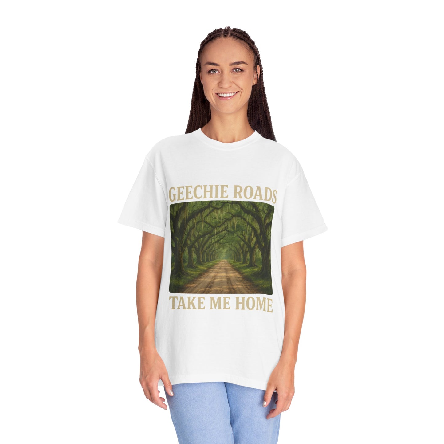 Geechie Roads T-Shirt, Unisex Relaxed Fit Tee, Nature Lover Gift, Summer Outfit, Outdoor Adventure Apparel