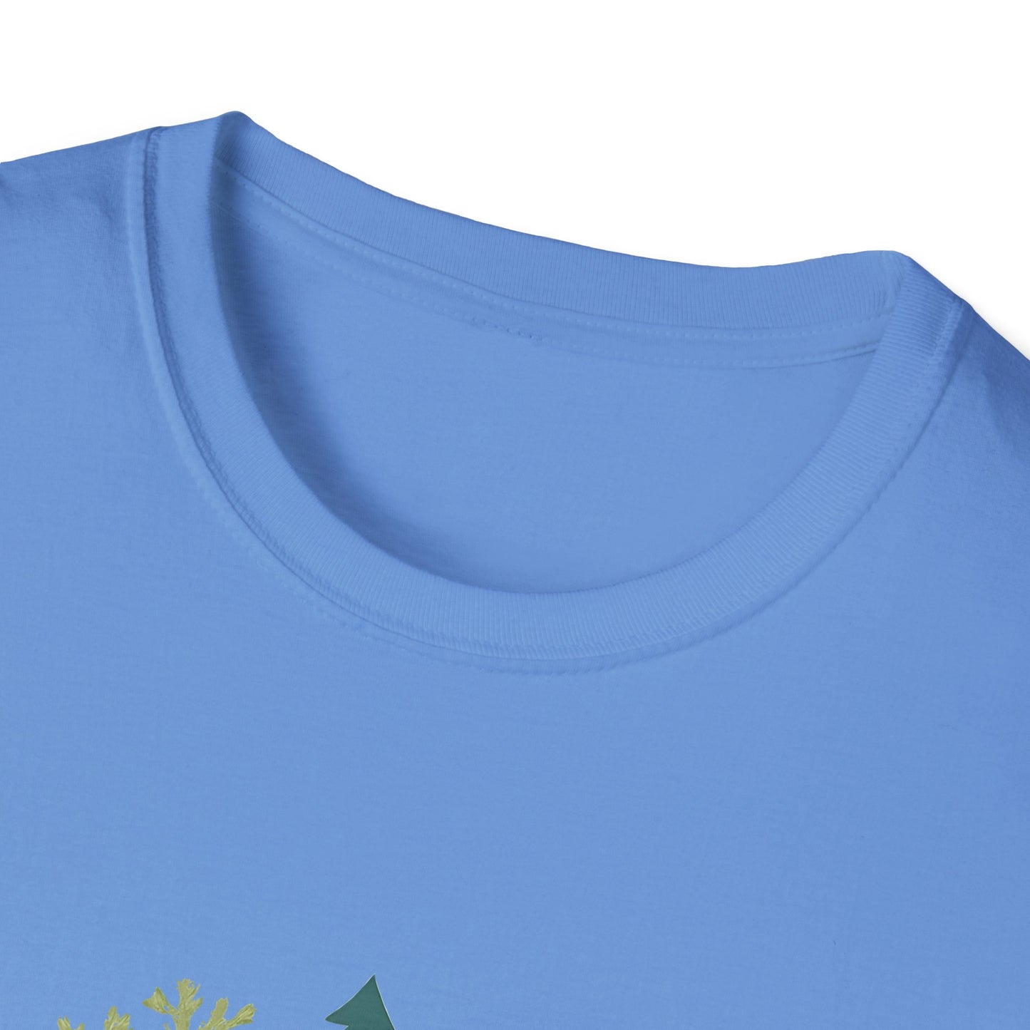 Fractal Forest T-Shirt – Nature Graphic Tee, Outdoor Shirt