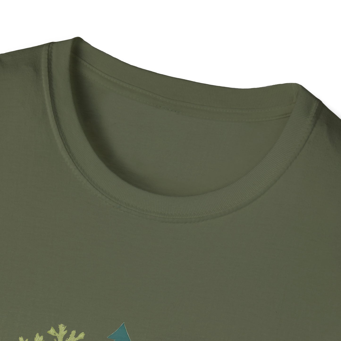 Fractal Forest T-Shirt – Nature Graphic Tee, Outdoor Shirt