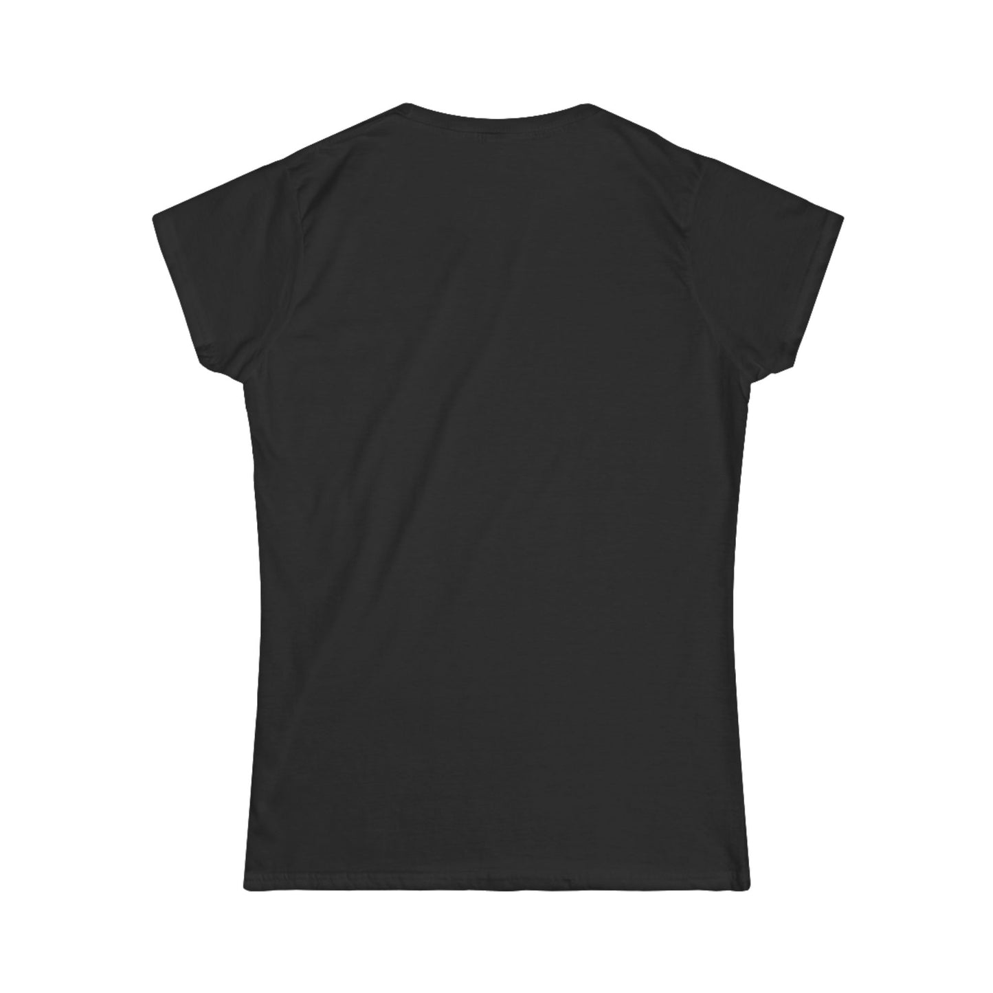 Nature-Inspired Women's Softstyle Tee with Fractal Forest Design, Eco-Friendly Fashion, Perfect for Nature Lovers, Casual Wear, Gift for Her