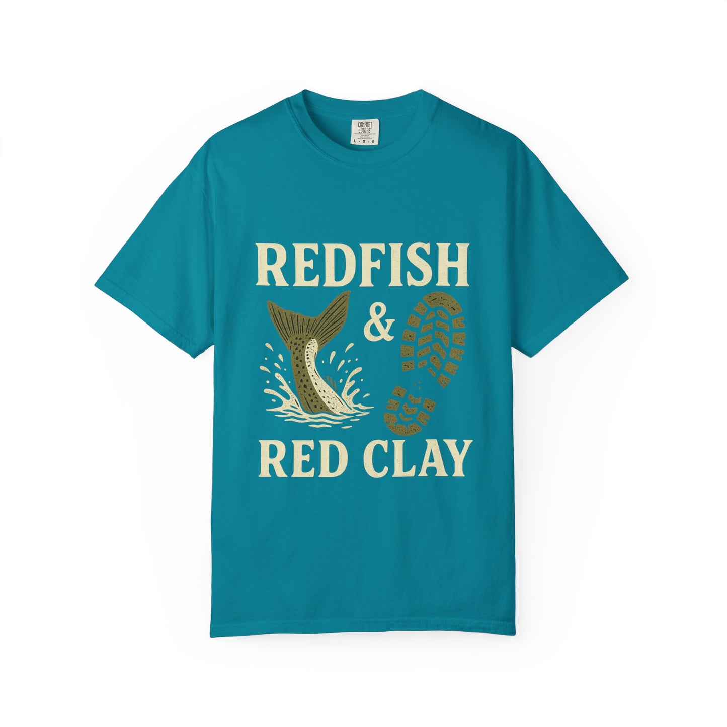 Southern Style Red Fish Garment-Dyed T-shirt
