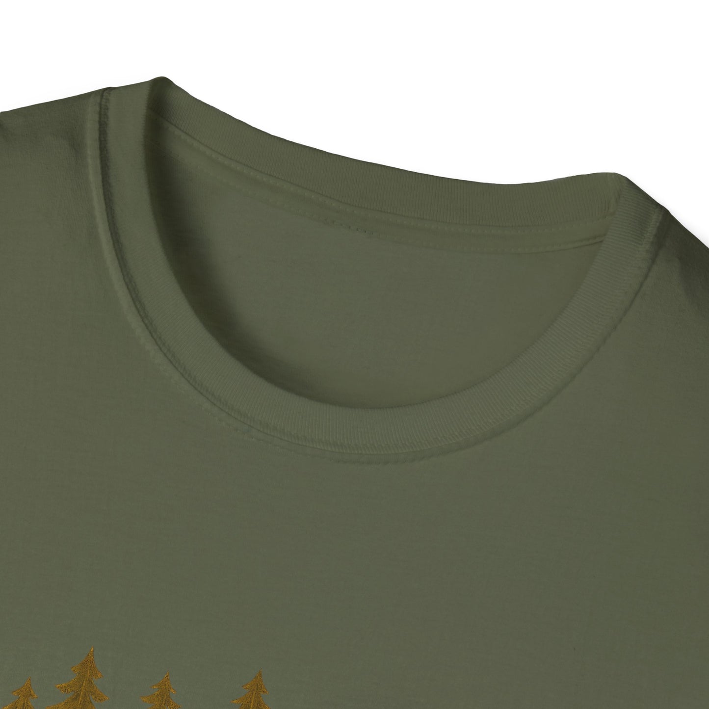 Fractal Forest T-Shirt – Nature Graphic Tee, Outdoor Shirt