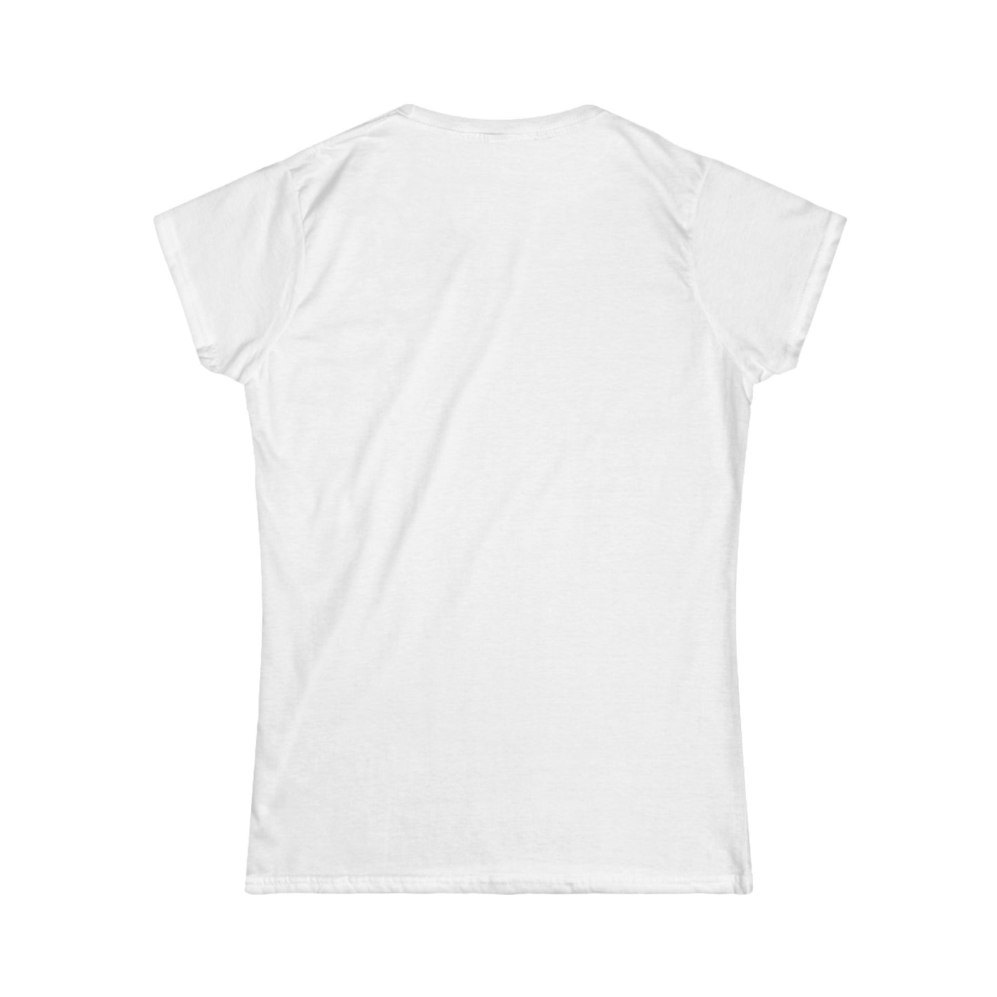 Nature-Inspired Women's Softstyle Tee with Fractal Forest Design, Eco-Friendly Fashion, Perfect for Nature Lovers, Casual Wear, Gift for Her
