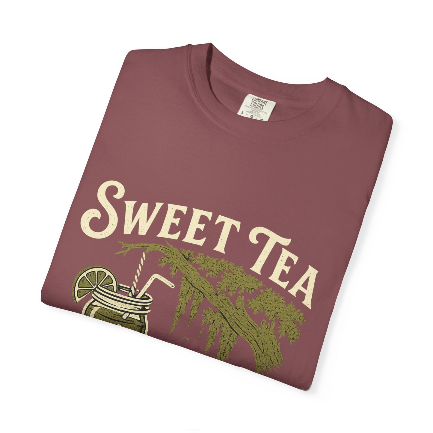 Sweet Tea & Spanish Moss T-Shirt, Vintage Style Tee, Southern Comfort Apparel, Gift for Tea Lovers, Relaxed Fit T-Shirt